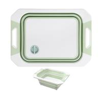 Collapsible Cutting Board,Versatile Container For Meal Prep | Camping Cutting Board Food Tub,{value