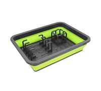Collapsible Dish Rack Drainer Drying Holds Plates Cutlery Bowls Kitchen Camping Caravan Portable