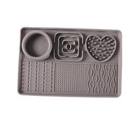 collapsible dog bowl， Non-slip Slow Feeder Bowl |Interactive Puzzle Toy For Mental Stimulation(Gray)