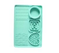 collapsible dog bowl， Non-slip Slow Feeder Bowl |Interactive Puzzle Toy For Mental Stimulation(Green)