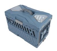 Collapsible Dog Kennel, Collapsible Dog Crate Breathable Easy To Clean Large Capacity Easy Installation for Road Trip for Camping (Blue)