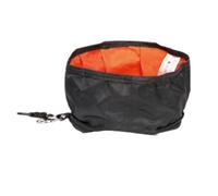 Collapsible Dog Travel Bowls Set Large Capacity Nylon Pet Feeding and Drinking Bowl Foldable Lightweight with Carabiner Hook Perfect for Outdoor Hiking Camping with Your Dogs Cats (Black)