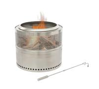 Collapsible Fire Bowl Pit Portable Smokeless Firepit with Carry Bag, Stainless Steel Outdoor Campfire for Backyard Parties, Bonfires, and Gatherings