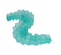 Collapsible Fishing Trap Cage 400x30x25cm for Eels and Crawfish | PE Construction, Portable Folding Design, Green Finish, Suitable for Streams, Lakes and Saltwater Fishing