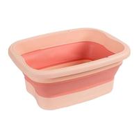 Collapsible Foot Bath, PP Plastic Foot Soaking Tub with Massage Bump, Multi Purpose Pool Bath Tray for Swimming Pool Entry and Above Ground Use