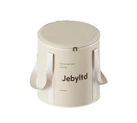 Collapsible Foot Spa, 37L Collapsible Foot Bath Foldable Foot Soak Bath Basin for Pedicure and Foot Care, Portable Foot Bath Bowl Tub Water Bucket for Travel Fishing Camping (White with Lid)
