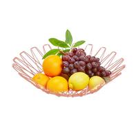 Collapsible Fruit Bowl, Collapsible Kitchen Basket - Transformable Basket Holder | Creative Multi-Functional Metal Fruit Basket With Large Capacity For Home Decor
