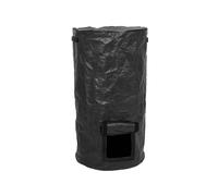 Collapsible Garden Yard Compost Bag with Lid Fertilizer Waste Sacks Composter 34 Gallon Ferment Manure Waste Collector