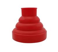 Collapsible Hair Dryer Diffuser Attachment Home Portable Soft Silicone Foldable Below Hairdryer Difusor With Nozzle Diffuser Hairdryer(Red)
