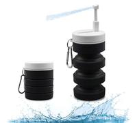 Collapsible Handheld Portable Bidet With Retractable and Angle-Adjustable Nozzle,Hook,300ML,Silicone Peri Bottle For Personal Hygiene Cleaning,Outdoors Camping & Travel,Bidet Sprayer for Women Men 1Pc