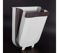 Collapsible Kitchen Trash Can, Wall Mounted Hanging Trash Can for Kitchen, Dormitory, Motorhome - Creative Garbage Separation System