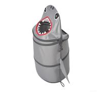 Collapsible Laundry Hamper Sturdy Storage Basket Foldable for Shark Toy Bin | Skin-friendly non-irritating material spacious interior for toys towels bedding fits nursery room bathroom bedroom