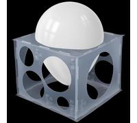 Collapsible Plastic Balloon balloon sizer 11 Hole Measuring Tool for 2-10 Inch Balloons，Arches, Columns, Plastic Balloon Sizing Box
