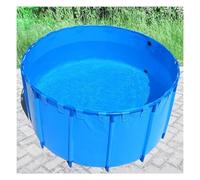 Collapsible PVC Fish Pond with Water Outlet, Freestanding Indoor Aquarium and Outdoor Koi Culture Irrigation Tank