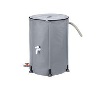 Collapsible Rain Water Collectors Storage Container Barrel 250L grey