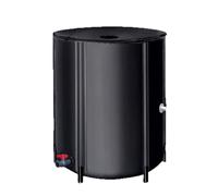 Collapsible Rainwater Collection Barrel, Large Capacity Water Butt With Tap And Mesh Filter, Heavy Duty PVC Harvesting Tank For Garden Irrigation, Outdoor Storage,250L