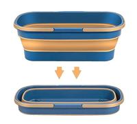 Collapsible Rectangular Handy Basket | Collapsible Mop Bucket | Folding Cleaning Bucket With Handle | Foldable Water Pail Cleaning Mop Bucket | Large Mop Bucket For House Cleaning