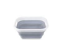Collapsible Red White Laundry Basket,Washing Hamper for Clothes,Foldable Storage Basket With Side Handles Premier Housewares Light Grey One Size