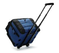 Collapsible Rolling Cooler, Insulated Cooler Bag with Wheels and Handle, 38L Large Travel for Grocery Shopping