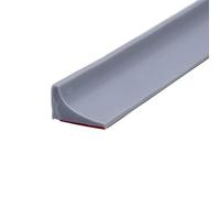 Collapsible Shower Water Dam Threshold,Bathroom Water Stopper Flood Barrier,Shower Water Guard Threshold Seal Strip,Shower Splash Guard,for Sink,countertop,Bathtub Edging,Gray,5m/197in