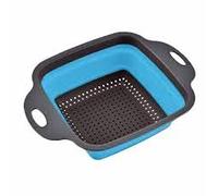 Collapsible Silicone Colander, Kitchen Foldable Strainer for Pasta, Vegetables and Fruits