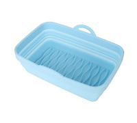 Collapsible Silicone Fryer Insert, Silicone Fryer Insert Rectangular Foldable Silicone Fryer Insert Rectangular Silicone Fryer Basket For Family Baking Summer Party