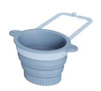 Collapsible Silicone Sink Basket Hanging Drain Strainer Organizer for Kitchen Cleaning, Washing and Mixing, Ideal for Salad Preparation, Rinsing