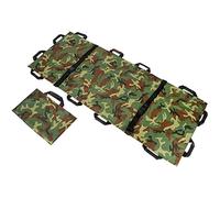 Collapsible Soft Stretcher, 12 Handles Waterproof Emergency Rescue Stretcher with Handbag for Mountain Rescue First Aid, Household(B)