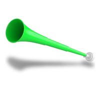 Collapsible Stadium Horn 24 Inch Vuvuzela Plastic Cheering Trumpets Blow Horn Loud Sound Soccer Noisemakers for Sporting Events Graduation Games School Party Supplies (Green)