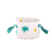 Collapsible Storage Bin Basket Flamingos, Morbuy Toys Blankets Foldable Canvas Fabric Tweed Cube and Laundry Newborns Gifts Nursery Organizer for Organizing Hamper Original Linen Diaper Boxes Holders Water-proof Small with Handle (white Flamingos)