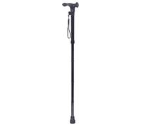 Collapsible Telescopic Right Handed Ergonomic Walking Stick - 5 Height Settings