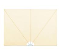 vidaXL Collapsible Terrace Side Awning Grey 400x200 cmNew