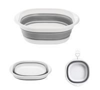 Collapsible Washing Up Bowl, Portable Silicone Folding Hand Washing Basin, Multipurpose Outdoor Travel Basin, Camping Sink, Suitable for Baby and Children (3.5L)
