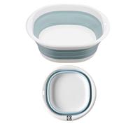 Collapsible Washing Up Bowl,Square Folding Wash Basin 4L,Portable Silicone Foldable Sink,Space Saving Washbasin for Camping, Travel, Kitchen,Outdoor Use