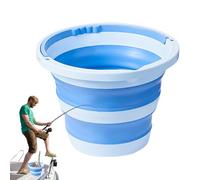 Collapsible Water Bucket, Foldable Bucket - Compact Bucket with Handle - 6L Household Water Container, Portable Fishing Water Bucket, Multifunctional for Travel, Camping