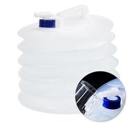 Collapsible Water Container, 5L 10L 15L Portable Folding Water Carrier with Tap, Water Storage for Camping, Hiking, Climbing, Outdoor, Fishing, Travel (10L)