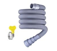 Collapsiblee Caravan Waste Pipe - RV Wastewater Hose Kit | Flexible Drain Pipe with Adjustable Adapter | 360-degree Rotating Discharge Drainage Hose with Clamps for Sink Washing Machine