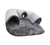 Collapsing U Shape Tunnel Cats Play House Polyester Noise Reduce Design Shelter House For Small Living Area Pet Supply Interaction Cats Tunnel