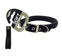 (Collar, 3/4" x 20" - Black) Rosewood Soft Protection Dog Collars & Leads