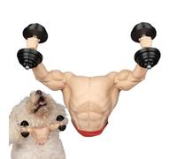 Collar Decorations for Dogs 3D Printed Funny Realistic Muscle Arms | Festival Party Props Cat Costume for Kitten Puppy Daily Wear Walking Holiday Party Celebration Role Play