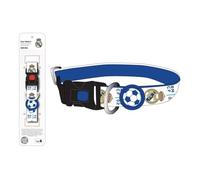 Official Real Madrid Dog Collar with Sports and Adjustable Design | Durable and Stylish Accessory for Pets Fans of Madrid