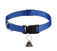 Collar for Exhibition Goats - Adjustable Nylon Collar with Bell, Accessories for Farm Animals with Quick Release Buckle for Sheep Cattle Small Animals
