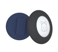 Collar Holder, for Air Tag Collar Holder Compatible for GPS Tracker,2Pack Case Cover Black and Blue