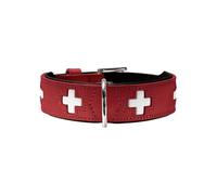 Collar - HUNTER - 35-43Cm - Red/Black - Flexible - Stainless Steel