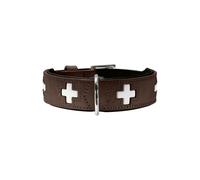 Collar - Hunter - 42825 - Organic leather - 24-28.5 cm - Brown / Black