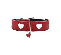Collar - HUNTER - Love - Red/Black - Size 50 cm - For medium dog