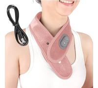 Collar Pad, Portable Heated Shoulder Device, Cordless Vibration, Tension Release and Calming Warmth, Elderly Winter Wellness Aid, Support Relaxation, Ideal Present