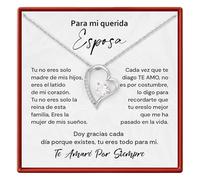 Collar para mi querida esposa, regalo de marido, collar de aniversario de matrimonio, collar para el amor de mi vida, joyería para mujer, cumpleaños, día de San Valentín, regalo romántico de Navidad