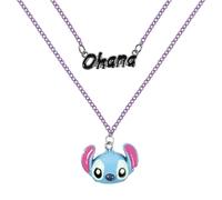 Collar Peers Hardy Disney Stitch (x2) Bleu TU