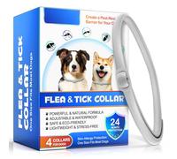 Collar perro, 4 piezas de collares para perros, adecuado para perros más de 7 semanas, 60cm